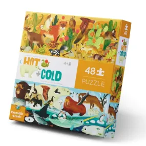 48 PIECE OPPOSITES PUZZLES - HOT   COLD