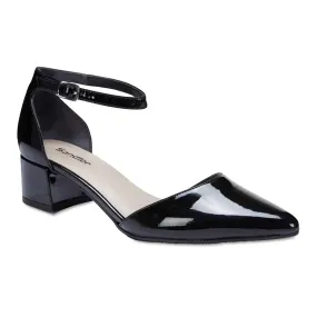 Dash Heel in Black Patent