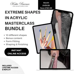 Extreme Nail Shapes in Acrylic Masterclass Bundle